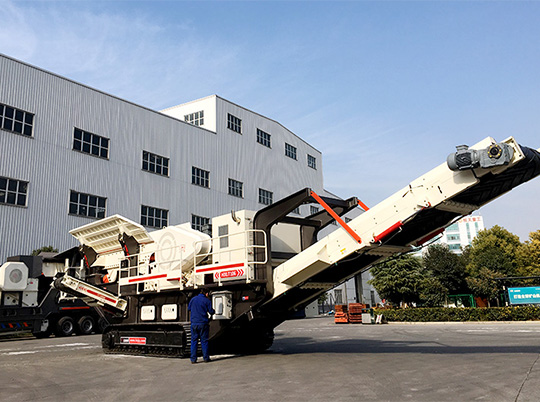 Wotetrack履帶式移動(dòng)破碎站，助力建筑垃圾資源化利用!