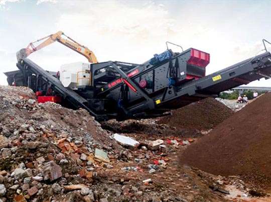 如何實現建筑垃圾循環(huán)利用？紅星移動破碎站助力再生能源高效生產