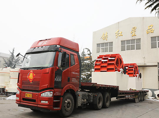 大雪剛過，紅星洗砂機“迫不及待”發(fā)往客戶手中